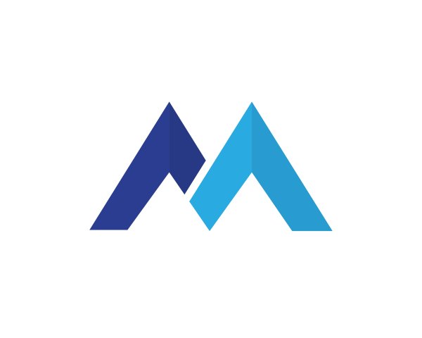 М лого вектор