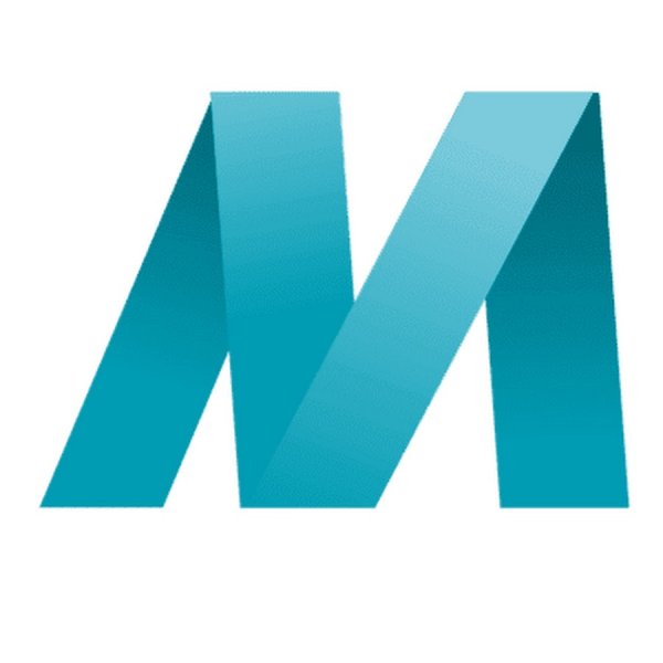 Логотип из буквы м