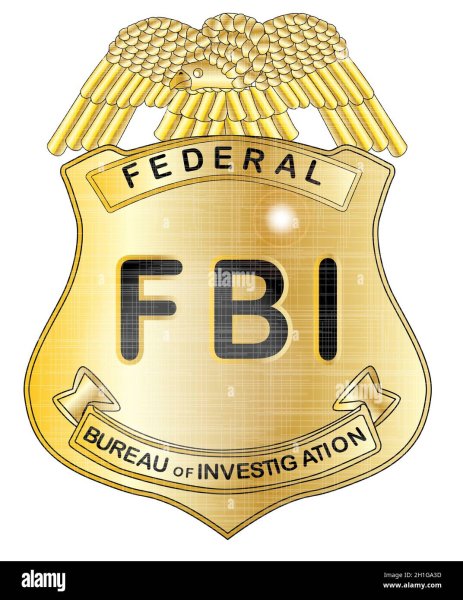 Значок FBI на фоне