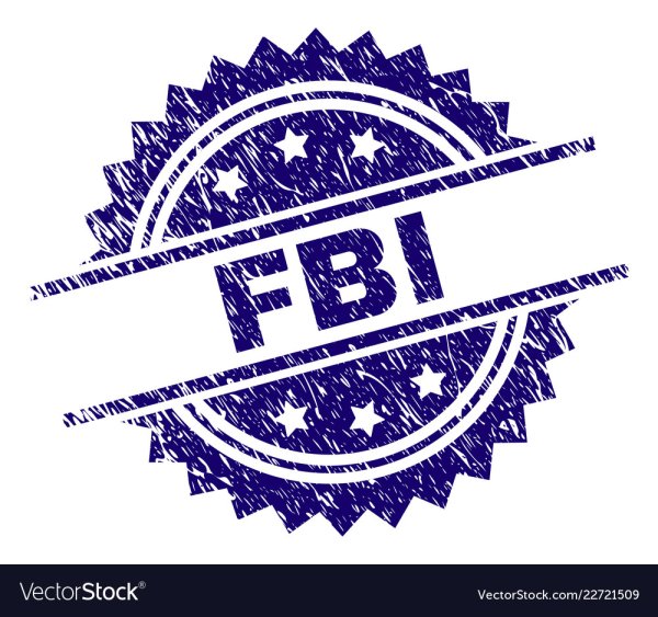 Штамп FBI vector