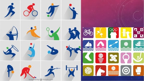 Спортивные логотипы видов спорта