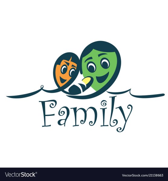 Эмблема веселая семейка