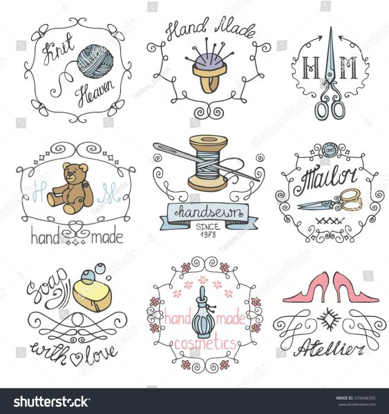 Швейные логотипы именные