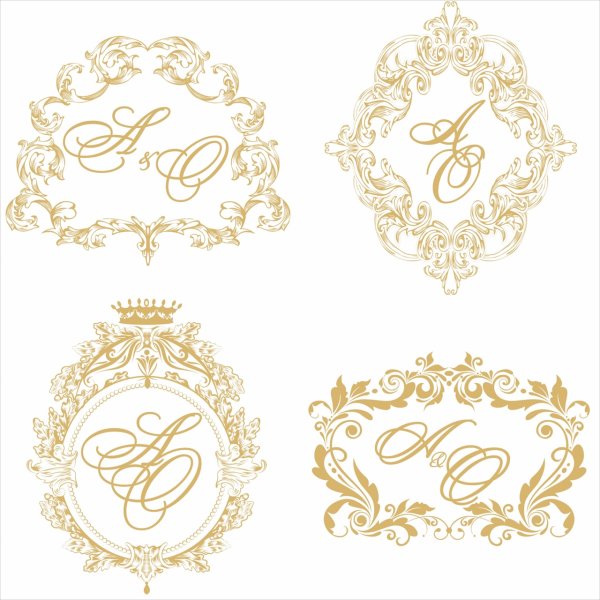 Свадебные вензеля