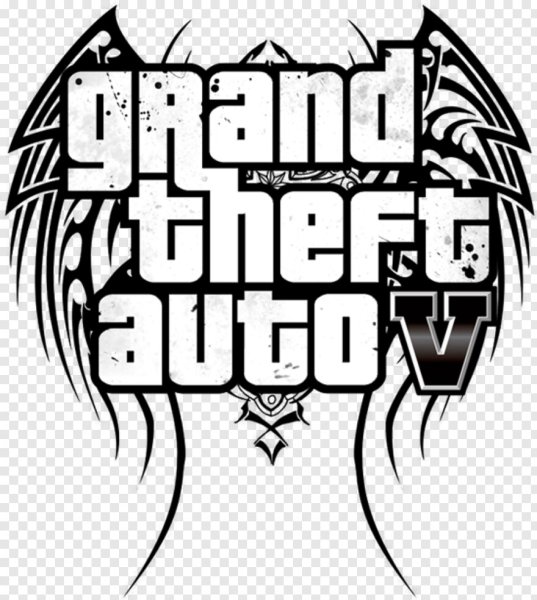 Логотип ГТА 5 без фона