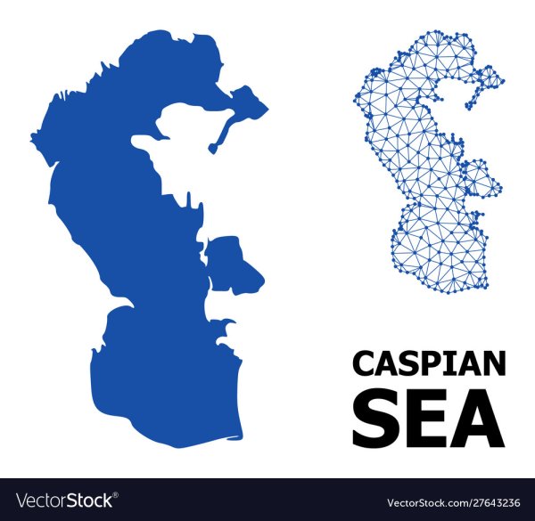 Очертания Каспийского моря