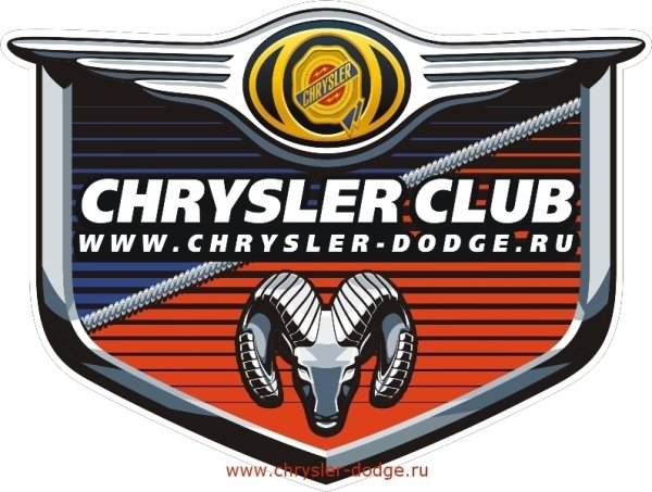 Chrysler Club наклейка