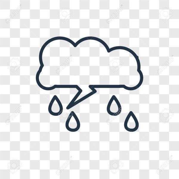 Дождливый день иконка вектор