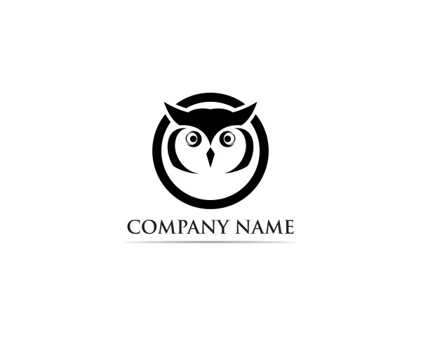 Логотип совиных глаз
