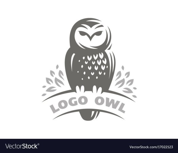 Стилизованная Сова логотип