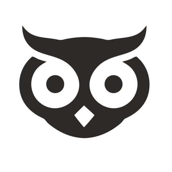 Силуэт головы Совы