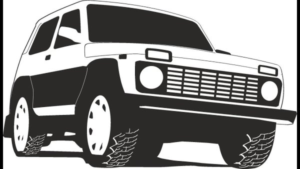 Нива 4х4 вектор оффроуд