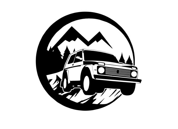 Наклейки на ниву