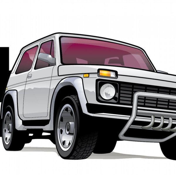 Lada 4x4 vector