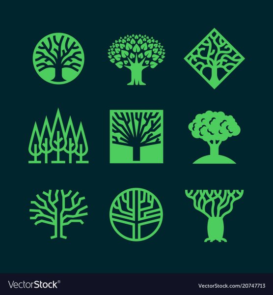 Логотипы связанные с деревом