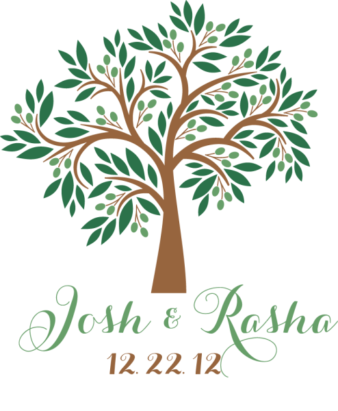 Красивые деревья для логотипа