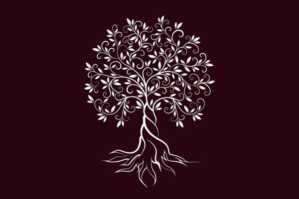 Силуэт дерева