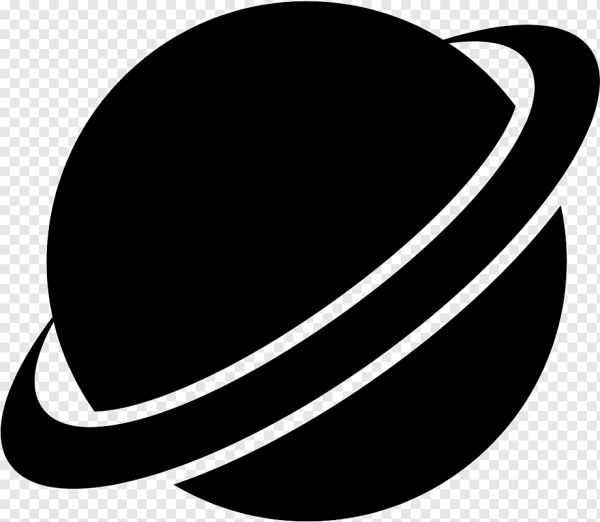 Очертания планеты Сатурн