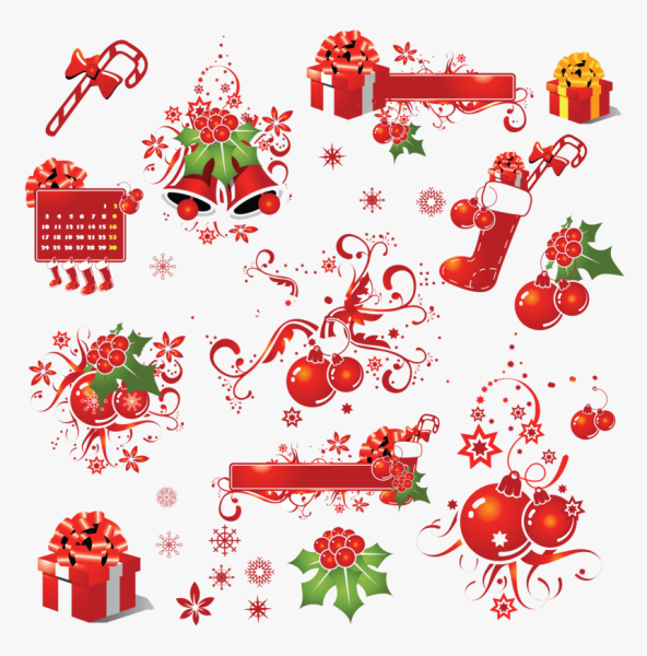 Новогодние элементы