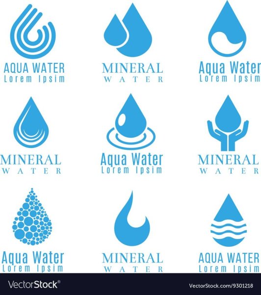 Значок вода минералы