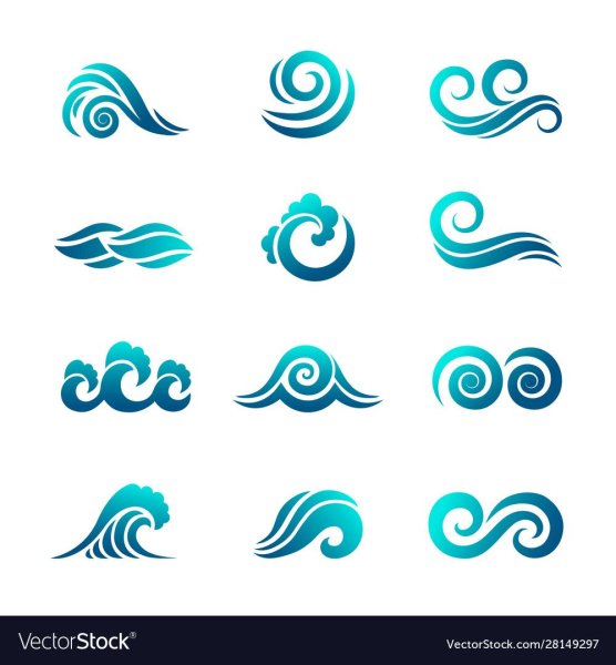 Стилизованная волна