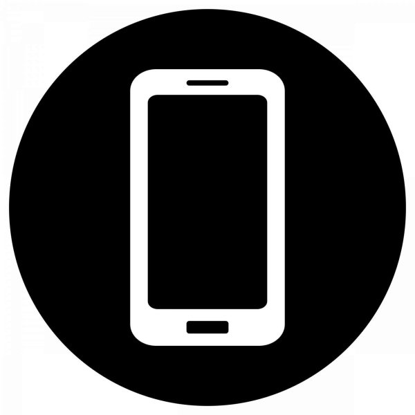 Векторный знак телефона