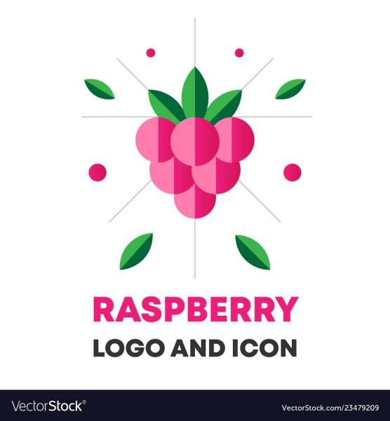 Ягода малина логотип