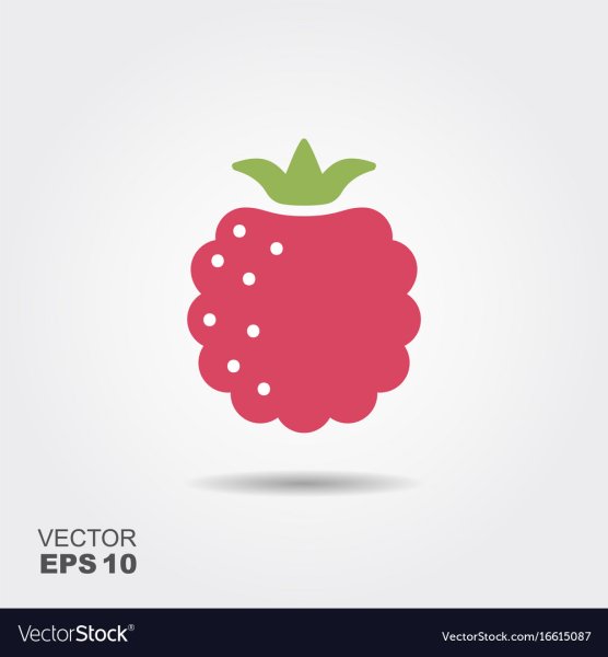 Значок малиновый