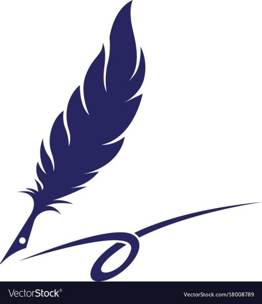 Чернила перо логотип