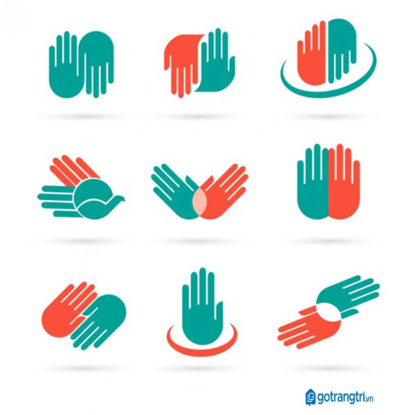 Логотип две ладони