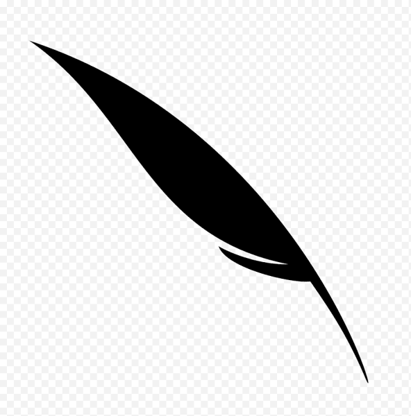 Перо силуэт