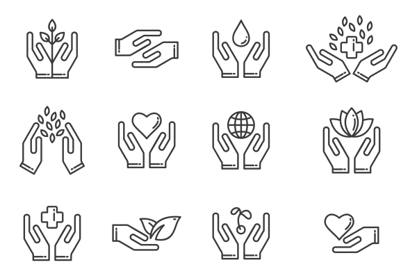 Ладонь иконка