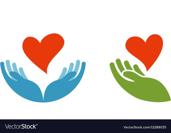 Символ сердца руками