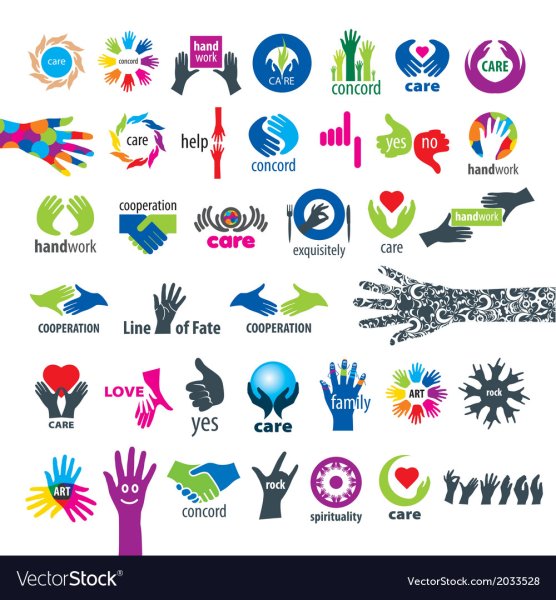 Логотип в виде руки