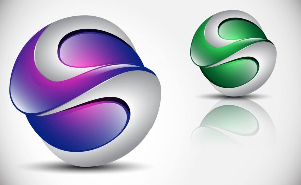 Трехмерные логотипы