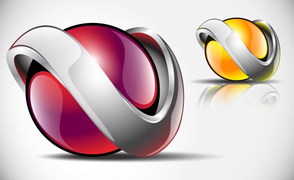 Красивые логотипы 3d