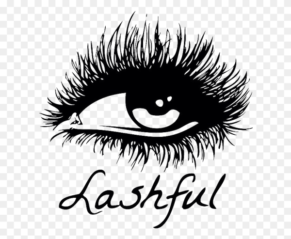 Глаз с ресницами без фона