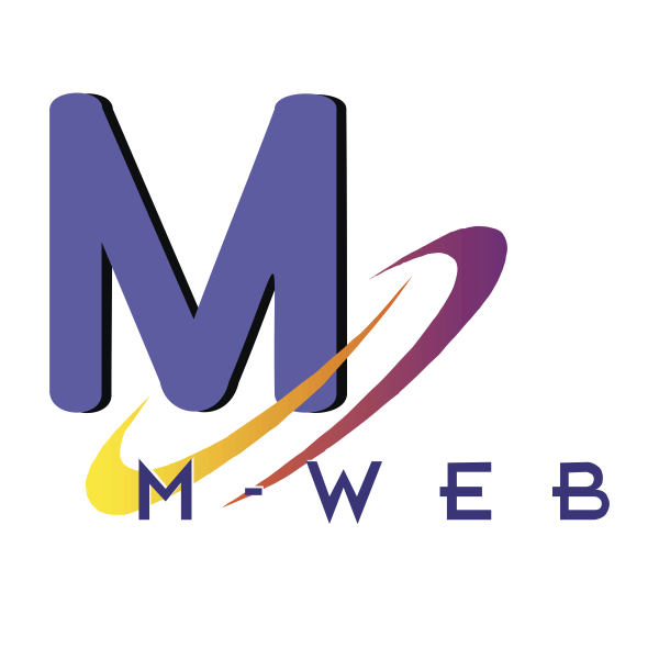 Логотип в виде буквы м