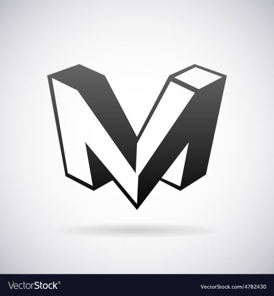 Логотип из букв м ч