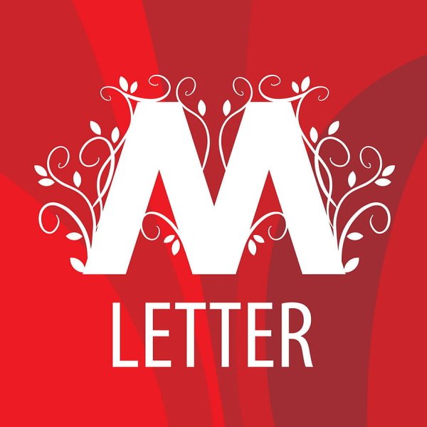 Креативная буква м