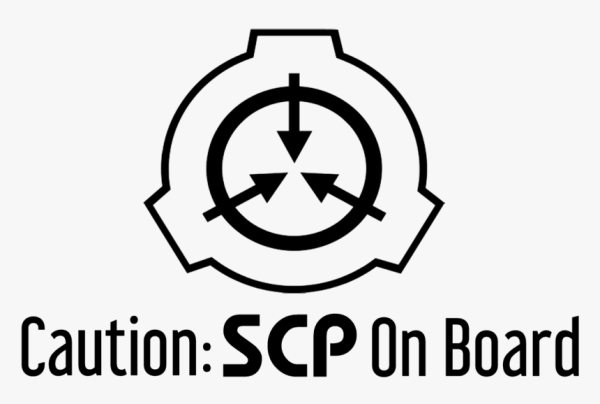 SCP логотип неоновый