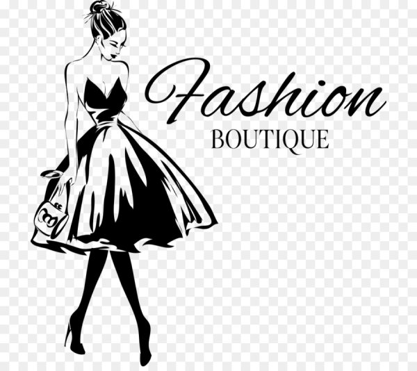 Девушка в платье логотип