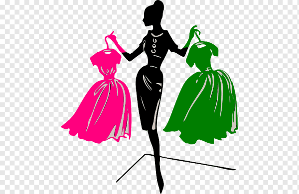 Женская одежда силуэт