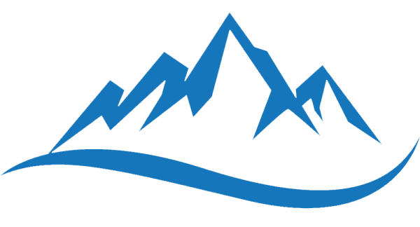 Логотип с изображением гор