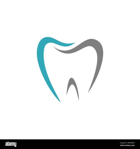 Стильный логотип зуб