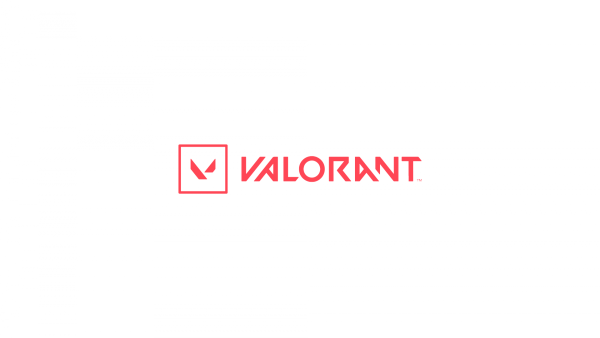 Valorant лого неон