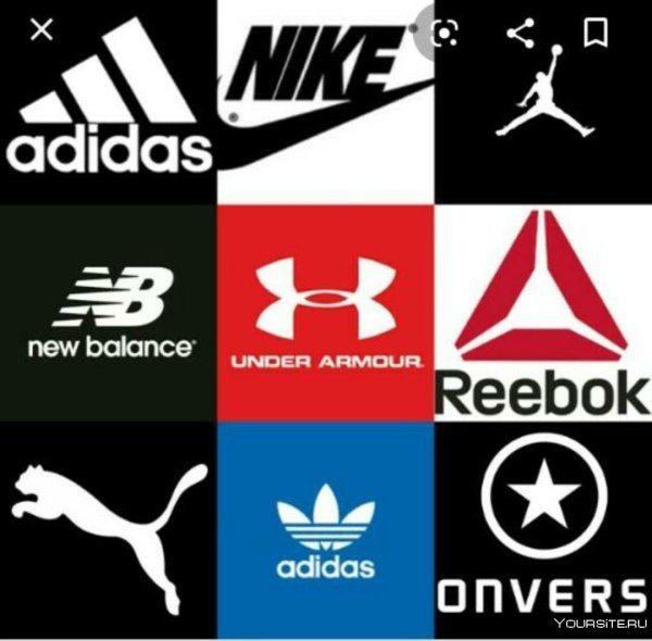 Nike adidas Reebok Puma