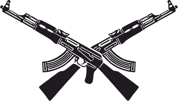 АК 47 стикер