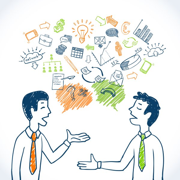 Общение людей рисунок