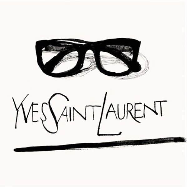 Yves Saint Laurent надпись